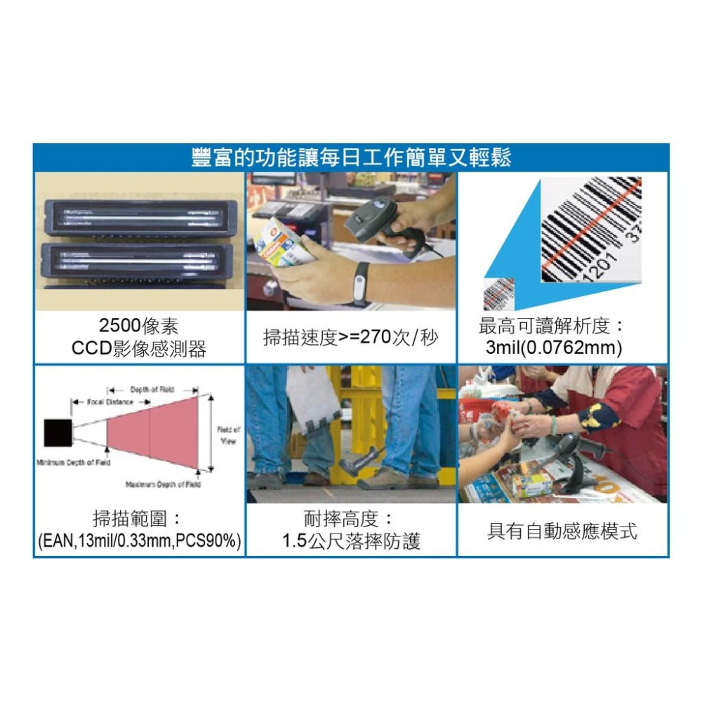 ARGOX AS-8060 一維有線紅外線條碼掃描器 光罩式 自動感應模式 AS-8050代替機種 另有9400dc機種-細節圖5