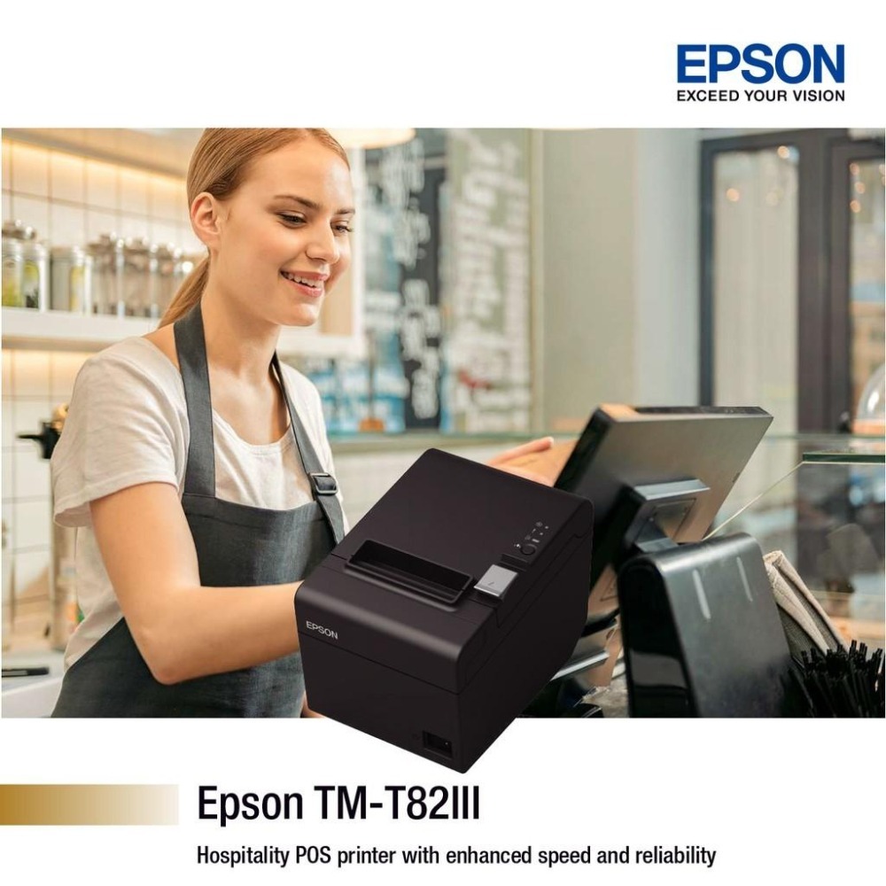 【免運】EPSON TM-T82iii 熱感出單機｜支援肚肚/綠界/Loyverse｜網路/LAN 介面-細節圖2