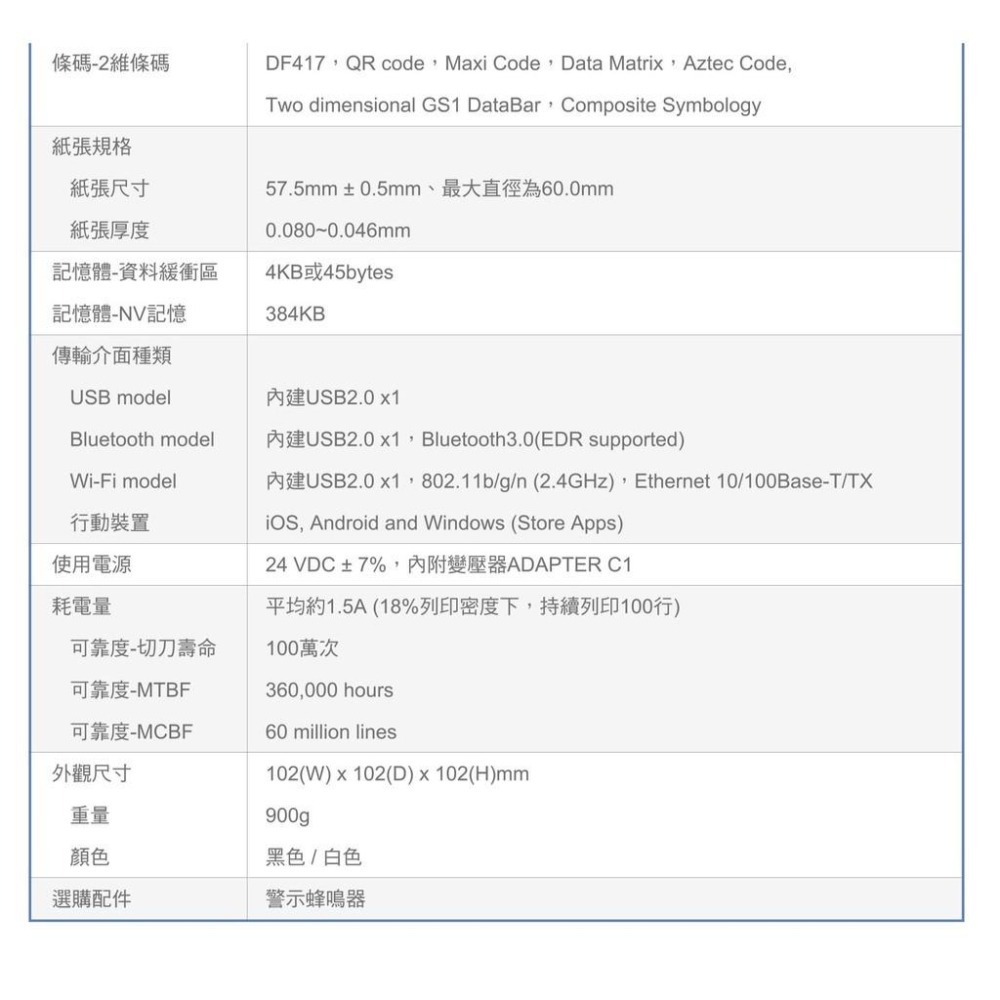 EPSON TM-m10 藍芽 出單機 熱感應 感熱式 電子發票機 易發票 UberEats 安卓平板適用 57MM藍牙-細節圖7