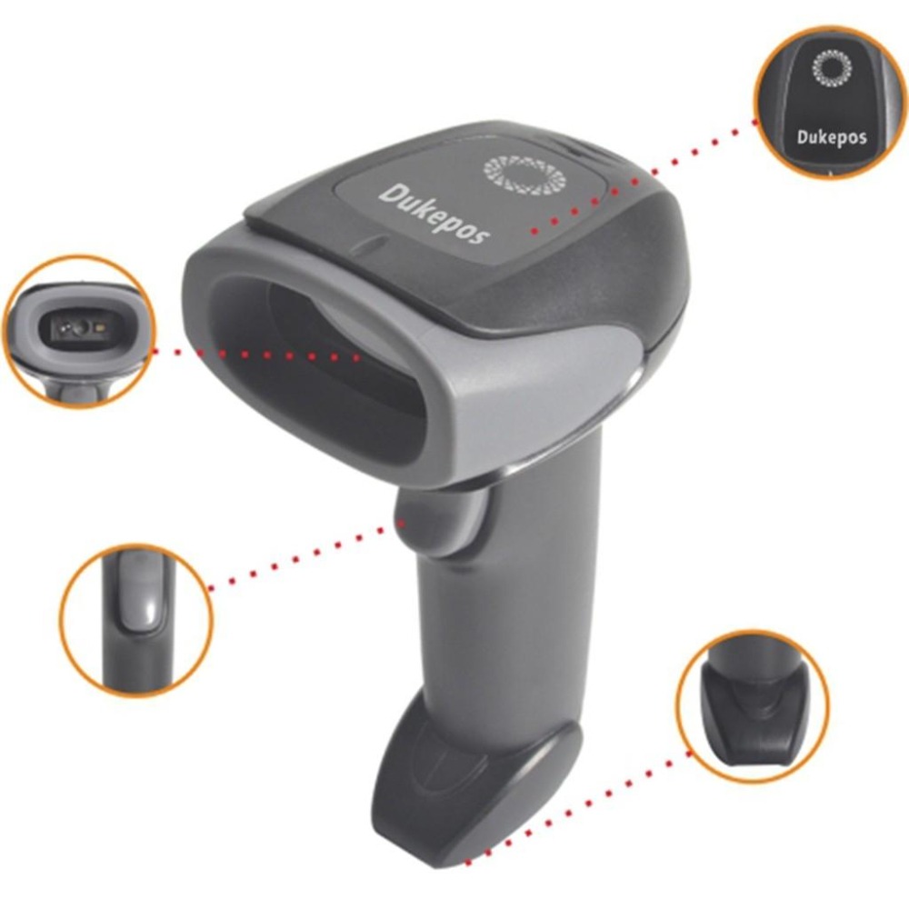 歐菲斯辦公設備 XD-1000 一維有線雷射條碼掃描器 USB介面即插即用 適用所有POS系統含稅可開立發票-細節圖2