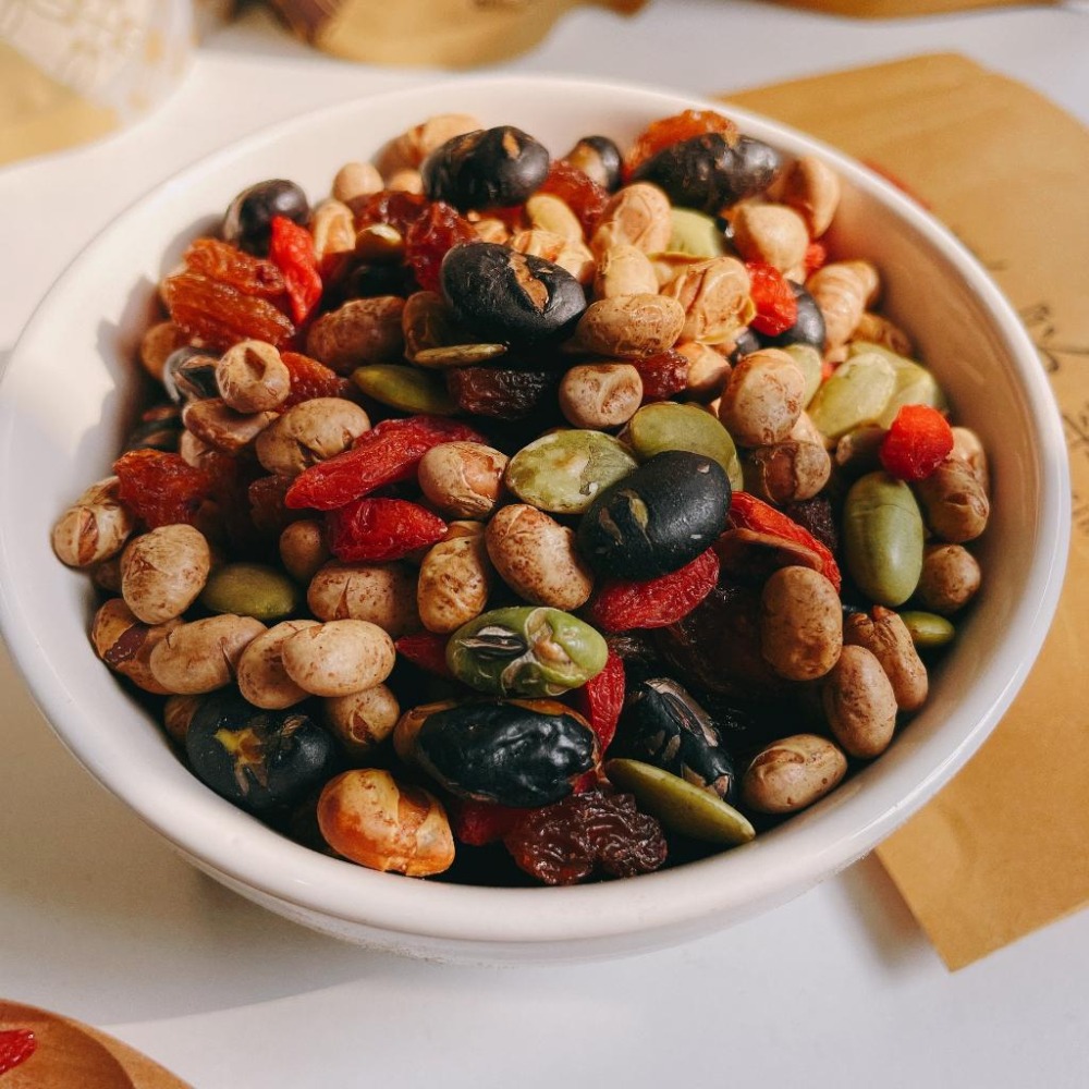 【陳家糧舍】綜合果仁 綜合堅果果仁 炒黑豆 果仁 香酥綜合果仁-細節圖3