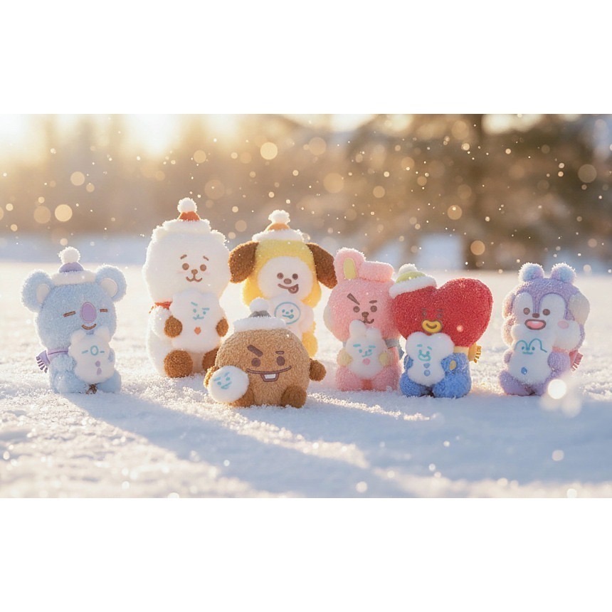 【Amiya優惠日韓代購】BT21 雪人系列-細節圖3