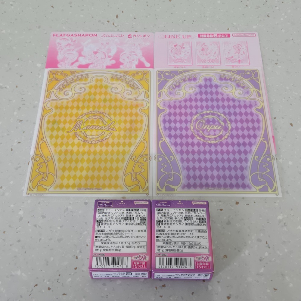 〖小魔女Doremi〗萬代FLAT扭蛋 資料夾 變身器食玩-細節圖2