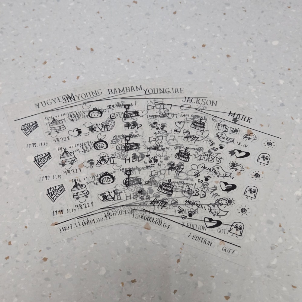 〖GOT7〗官方/巡迴/寫真/親簽專/小卡-規格圖7