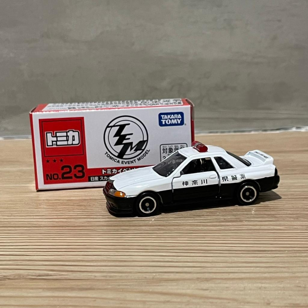 (bear)正版現貨 TOMICA 多美 No.23 23 日產 Nissan GT-R GTR 警車 警察 會場車-細節圖2