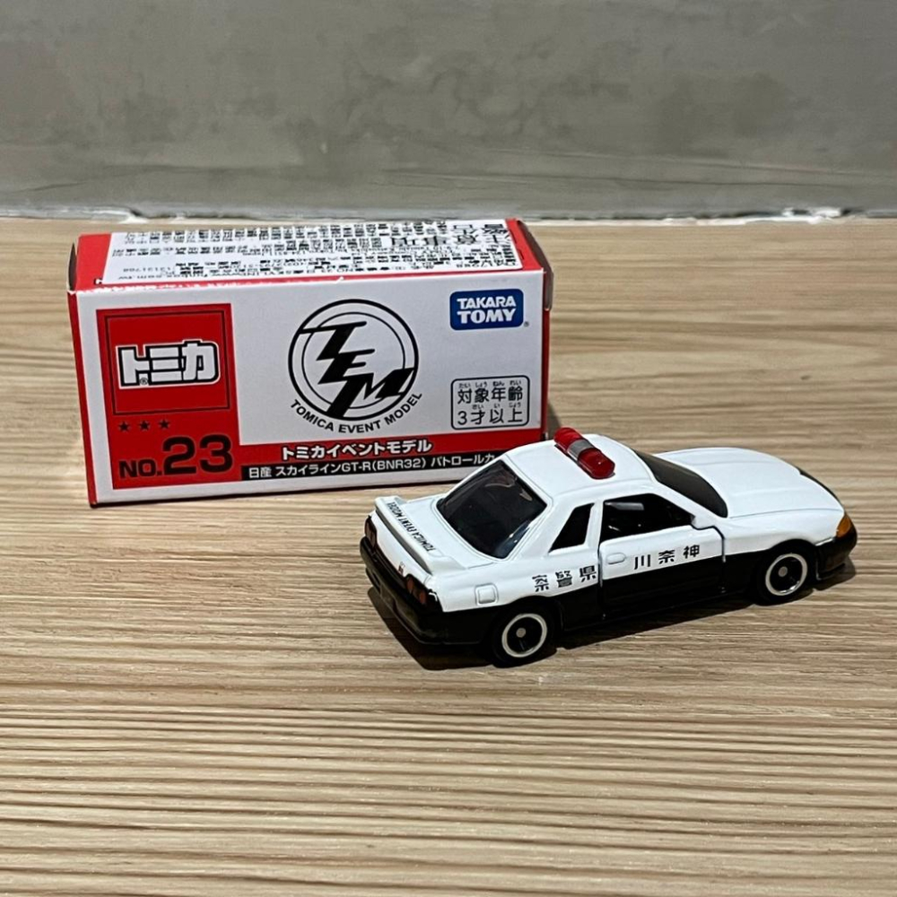 (bear)正版現貨 TOMICA 多美 No.23 23 日產 Nissan GT-R GTR 警車 警察 會場車-細節圖3