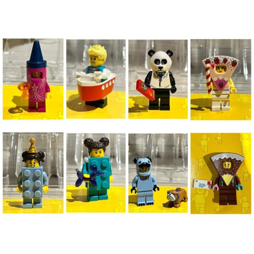 （bear)全新現貨 樂高 Lego 自組人偶 限定人偶 熊貓 草莓人 雪糕人 磚頭人 船長 狗狗人 煙火人