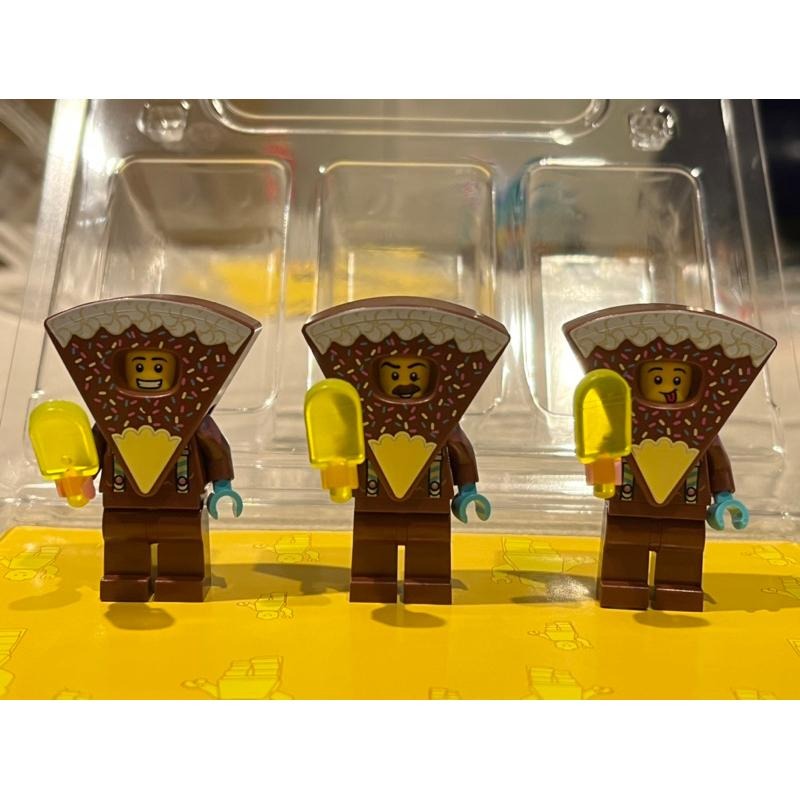 （bear)全新現貨 樂高 Lego 自組人偶 限定人偶 熊貓 草莓人 雪糕人 磚頭人 船長 狗狗人 煙火人-細節圖4