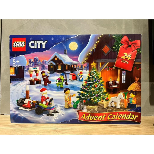 (bear)正版現貨 LEGO 樂高 CITY 60352 城市驚喜月曆 倒數月曆 聖誕月曆 聖誕禮物 聖誕倒數月曆