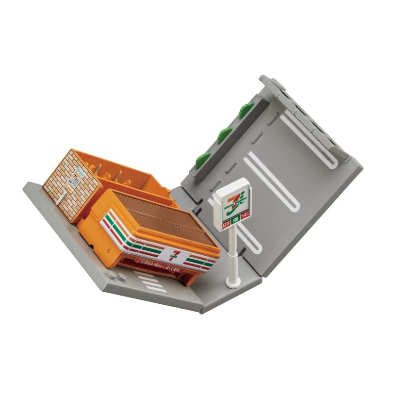 (bear)日本正版現貨 Tomica 多美 tomy 場景 新城鎮 7-11 超商 便利超商 貨車 便利商店 物流士-細節圖5