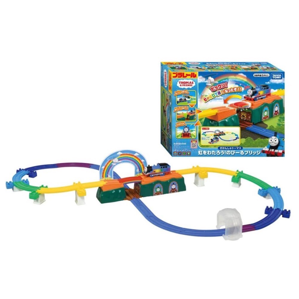 (bear)日本正版現貨 TAKARA TOMY 多美 PLARAIL 湯瑪士 thomas 小火車 彩虹軌道 軌道-細節圖4