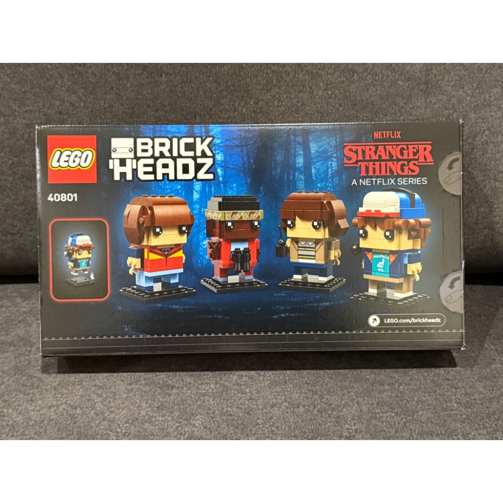 (bear) 全新現貨 輕微盒損 樂高LEGO BrickHeadz 40801 怪奇物語 麥克 達斯汀 路卡斯 威爾-細節圖2