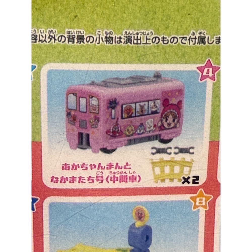 （bear)全新現貨 日本帶回 麵包超人 觀光列車 火車 扭蛋-規格圖10