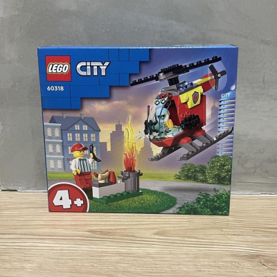 (bear)正版現貨 LEGO 樂高 60318 Fire Helicopter 消防員 消防 直升機 飛機