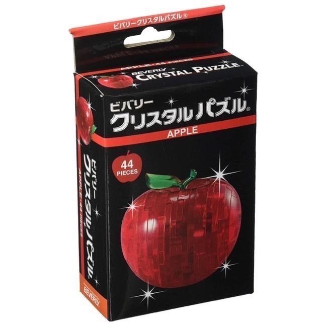 (bear)正版現貨日本直送 crystal gallery 蘋果 apple 水果 立體拼圖 拼圖 透明拼圖-細節圖2