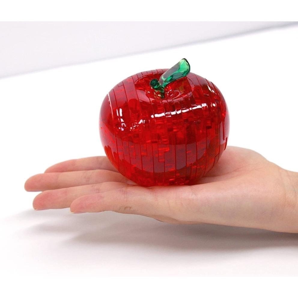 (bear)正版現貨日本直送 crystal gallery 蘋果 apple 水果 立體拼圖 拼圖 透明拼圖-細節圖3