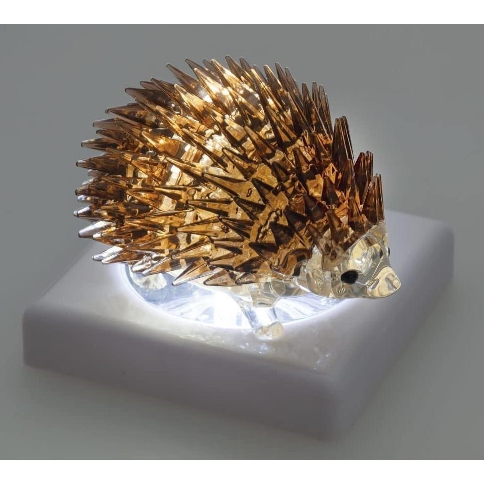(bear)日本正版現貨 crystal gallery 刺蝟 刺刺 水晶 透明 立體拼圖 拼圖 beverly-細節圖5