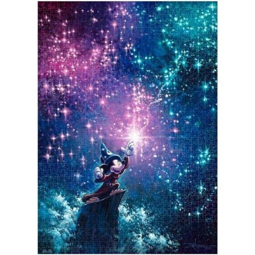 (bear)正版現貨日本製 Tenyo 米奇魔法師 胡迪 巴斯 牧羊女 天外奇蹟 毛怪 大眼仔 1000 拼圖 油畫拼圖-細節圖4