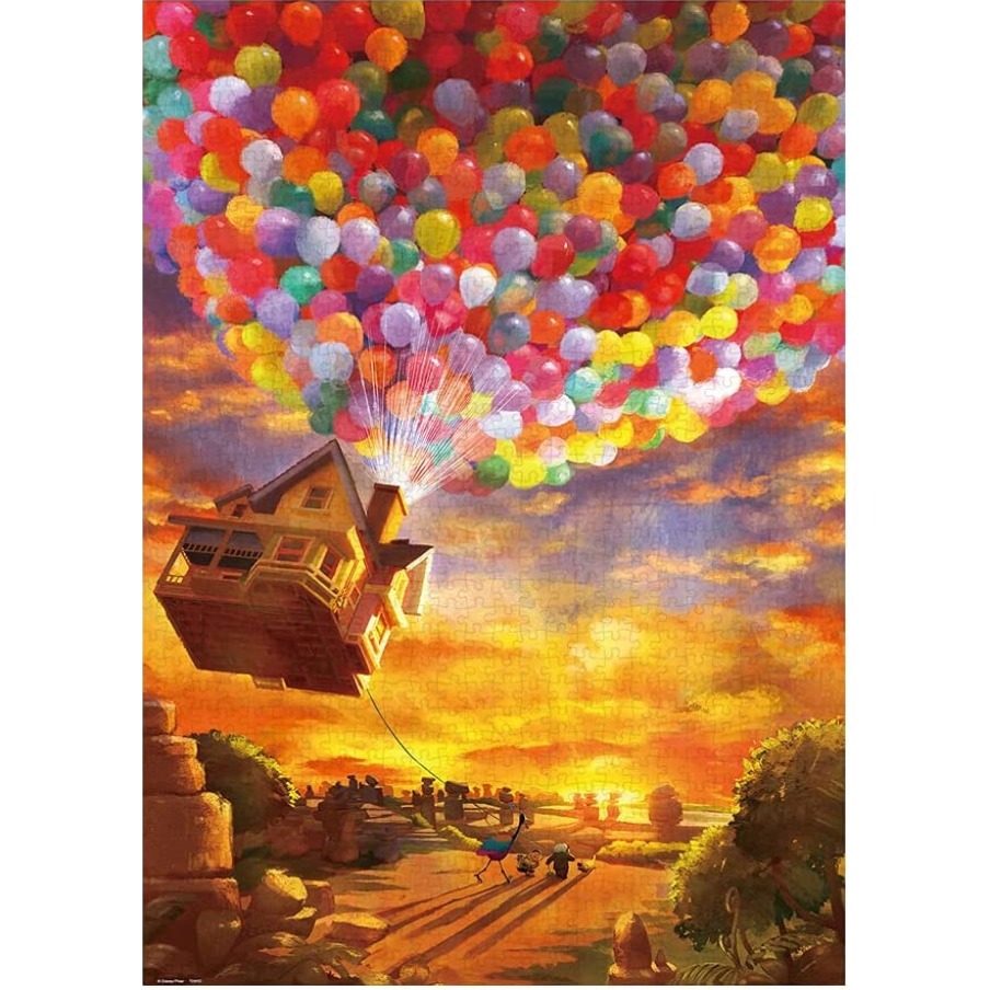 (bear)正版現貨日本製 Tenyo 米奇魔法師 胡迪 巴斯 牧羊女 天外奇蹟 毛怪 大眼仔 1000 拼圖 油畫拼圖-細節圖7