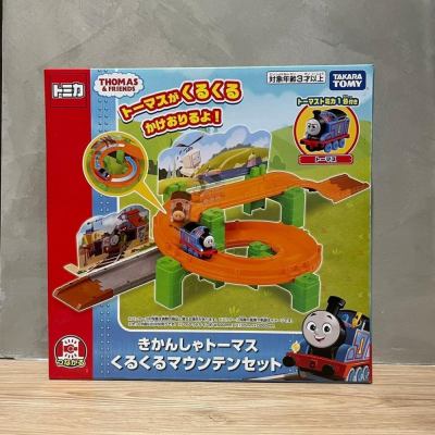(bear)日本正版現貨 TAKARA TOMY 多美 PLARAIL 湯瑪士 thomas 小火車 生氣 軌道 迴轉
