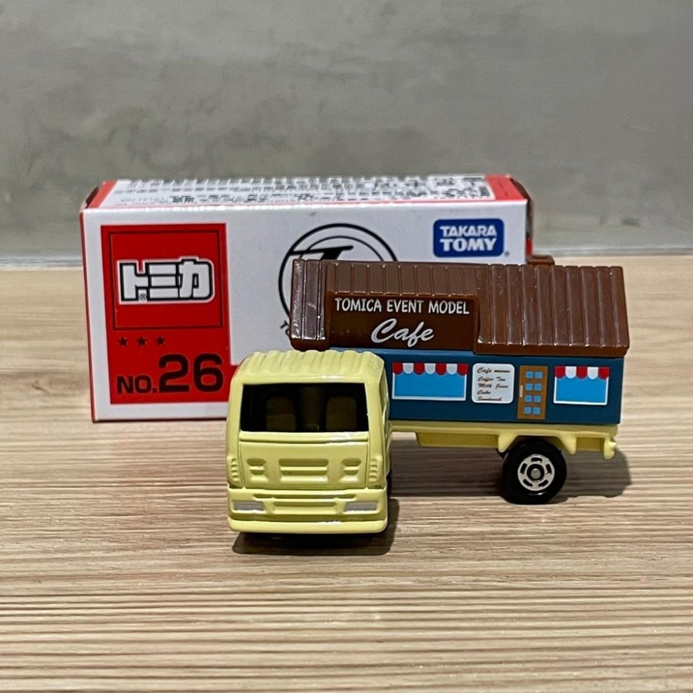 (bear)正版現貨 會場車 多美 Tomica 會場車 No.16 16 咖啡屋運載車 咖啡屋 露營車 移動餐車-細節圖2