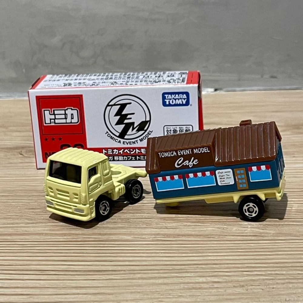 (bear)正版現貨 會場車 多美 Tomica 會場車 No.16 16 咖啡屋運載車 咖啡屋 露營車 移動餐車-細節圖3
