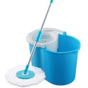 【U-mop】1桿1桶1布 旋轉拖把 手壓拖把 拖把組 乾濕兩用 免手洗 除塵吸水 地板清潔 平板拖 吸水拖把-規格圖7