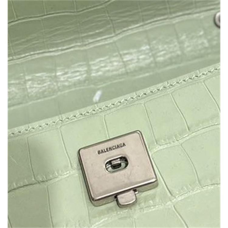 【預購】BALENCIAGA 巴黎世家 墨綠色超迷你機車包 super nano neo 小廢包 斜背/側背/手提-細節圖5