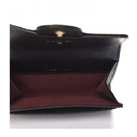 【台灣現貨】CHANEL 香奈兒 CF經典荔枝皮單層口蓋卡包 短夾 卡夾 錢包 零錢包 錢包 皮包-細節圖3