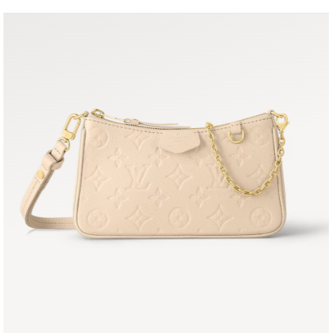 【預購】Lv Easy Pouch On Strap 經典牛皮奶油色小包 腋下包 單肩包 肩背包 手提包 斜背包 側背包-細節圖2