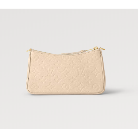 【預購】Lv Easy Pouch On Strap 經典牛皮奶油色小包 腋下包 單肩包 肩背包 手提包 斜背包 側背包-細節圖4
