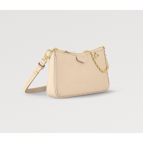 【預購】Lv Easy Pouch On Strap 經典牛皮奶油色小包 腋下包 單肩包 肩背包 手提包 斜背包 側背包-細節圖5