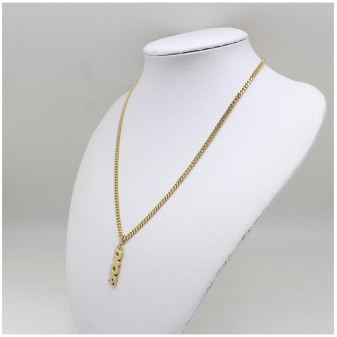 【預購】 Dior LOGO 標誌吊墜項鍊-細節圖3