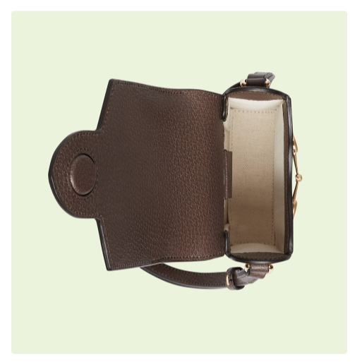 【預購】GUCCI Jumbo GG 迷你經典雙G圖案直立手機包 斜背包 單肩包 肩背包-細節圖3