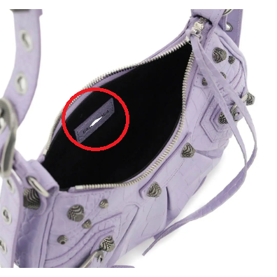 【預購】BALENCIAGA 巴黎世家 香芋紫月牙機車包 Le Cagole xs 腋下包 斜背包 側背包 手提 肩背-細節圖4