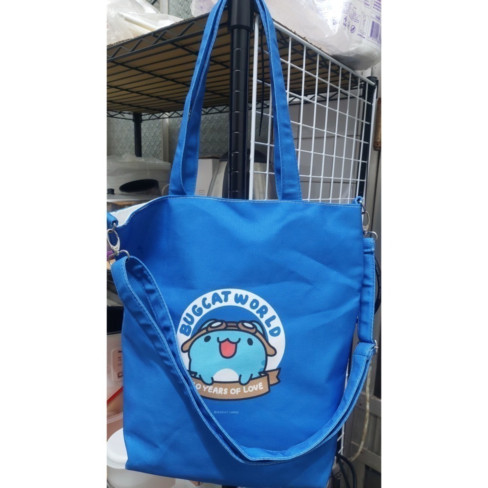 7-11福袋-背提兩用雙面托特包雙面包（貓貓蟲 咖波）-細節圖2