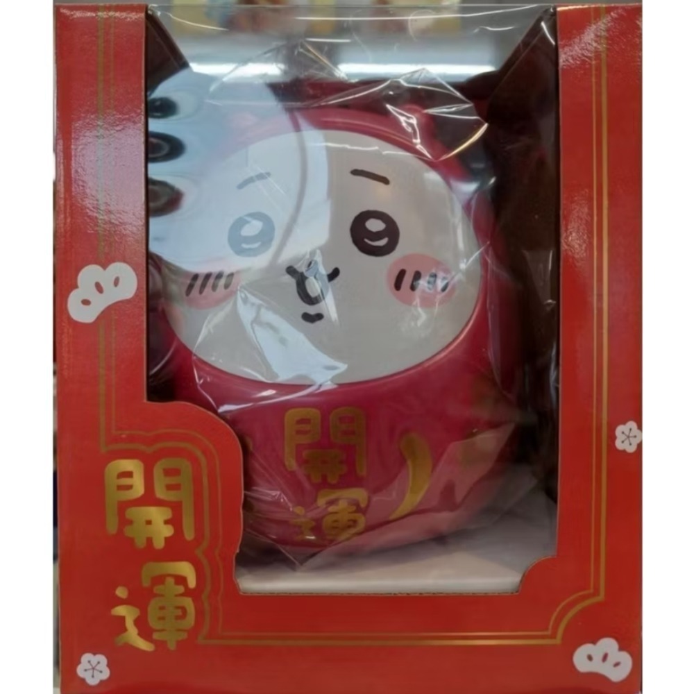 7-11過年禮盒 吉伊卡哇達摩造型存錢筒-細節圖2