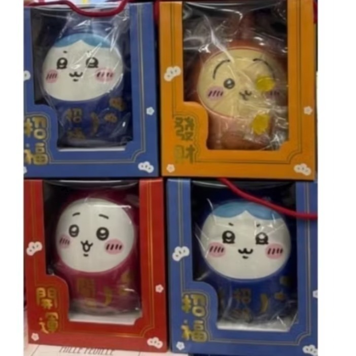 7-11過年禮盒 吉伊卡哇達摩造型存錢筒-細節圖3