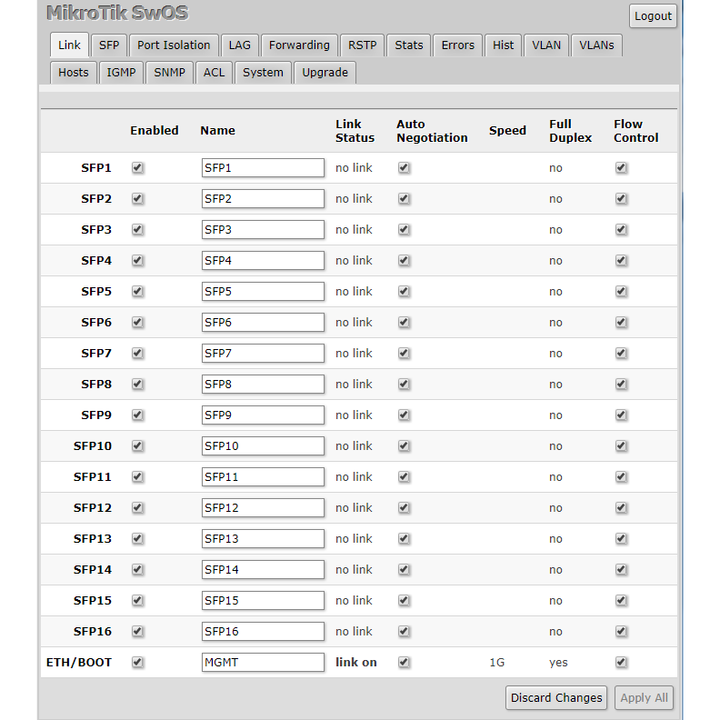 【RouterOS專業賣家】台灣公司貨 CRS317-1G-16S+RM L3 / 10G網管型交換器/路由器-細節圖6