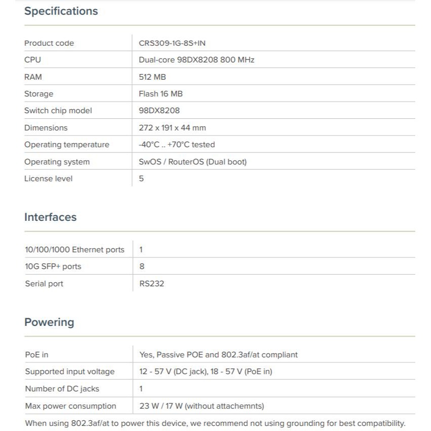 【RouterOS專業賣家】CRS309-1G-8S+IN 10G 網管型交換機/路由器。-細節圖6