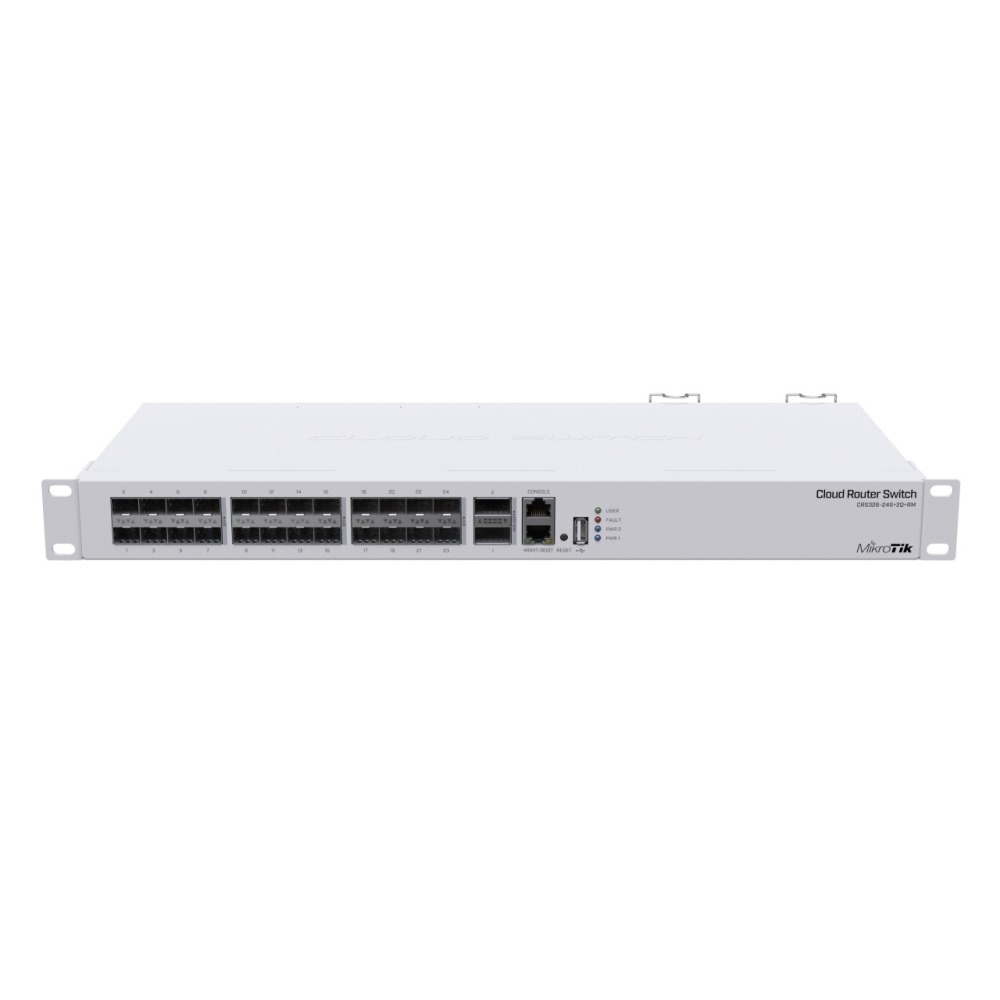 【MikroTik 台灣代理】台灣公司貨 MikroTik CRS326-24S+2Q+RM 40G網管型交換器-細節圖2