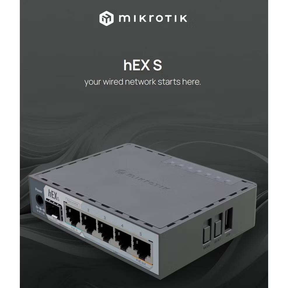 【MikroTik台灣代理】公司貨 2025年 新款 E60iUGS hEX S高性能路由器.-細節圖2