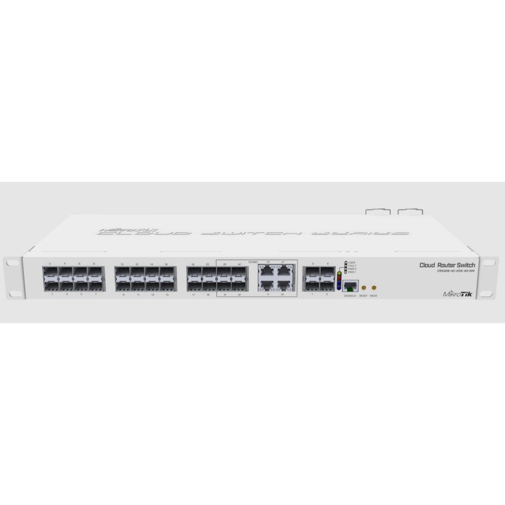 【MikroTik 台灣代理】台灣公司貨 CRS328-4C-20S-4S+RM 網管型全光纖交換器-細節圖2