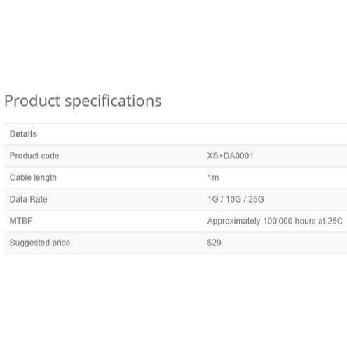 【RouterOS專業賣家】台灣公司貨MikroTik原廠1米XS+DA0001 SFP/SFP+ DAC 25G直連線-細節圖5