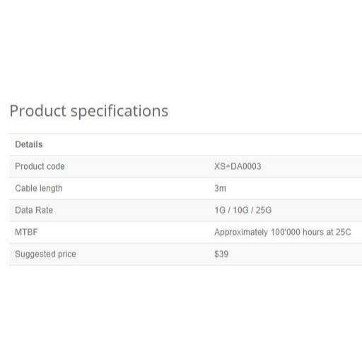 【RouterOS專業賣家】台灣公司貨MikroTik原廠1米XS+DA0001 SFP/SFP+ DAC 25G直連線-細節圖6