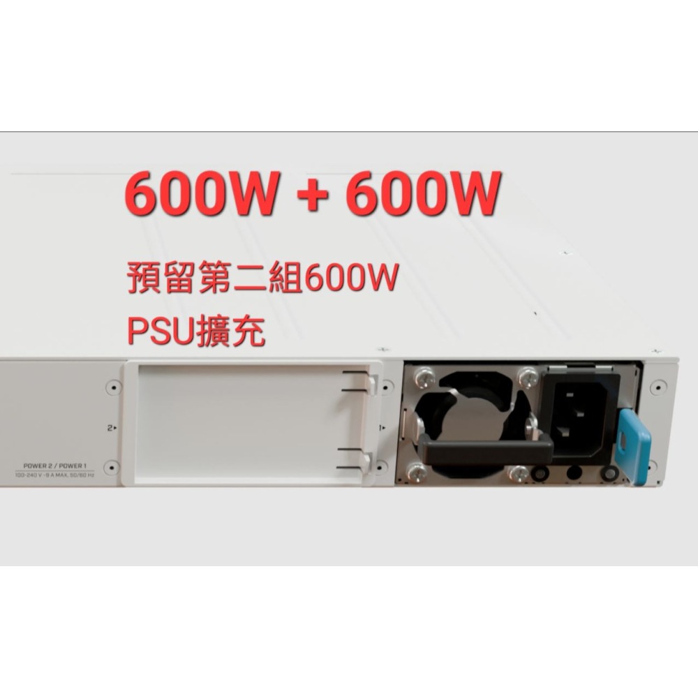 【MikroTik台灣代理】公司貨CRS320-8P-8B-4S+RM 16埠POE++ 600瓦 機架式網管型交換器-細節圖8