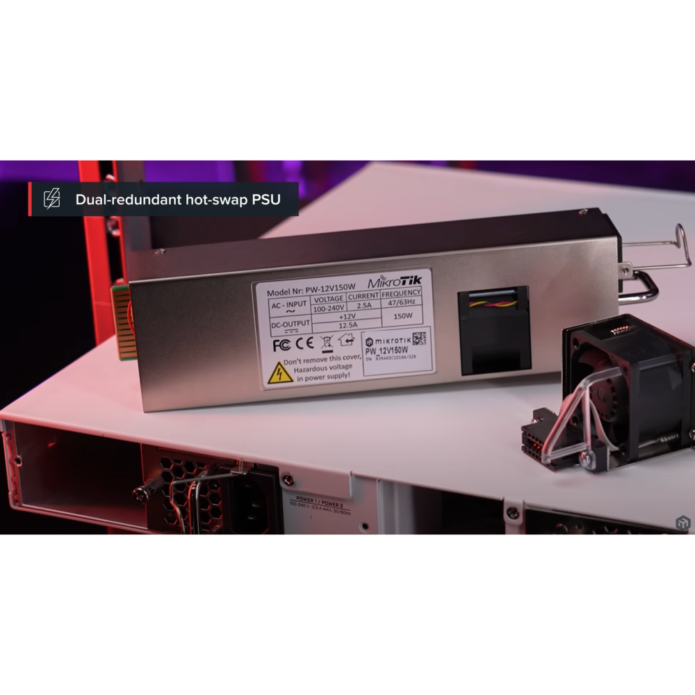 【MikroTik台灣代理】公司貨CRS520-4XS-16XQ-RM 100G SWITCH-細節圖6