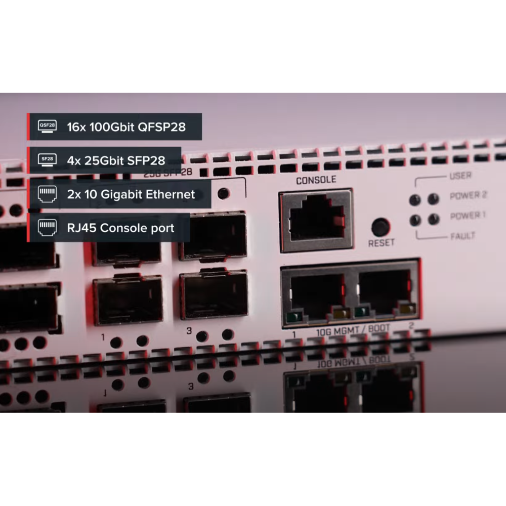 【MikroTik台灣代理】公司貨CRS520-4XS-16XQ-RM 100G SWITCH-細節圖8