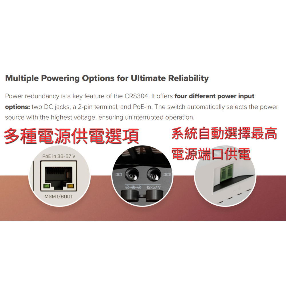 【MikroTik台灣代理】公司貨 CRS304-4XG-IN 10G網管型交換器/路由器-細節圖4