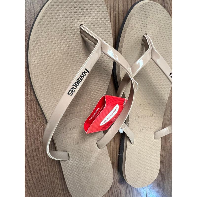 《快速出貨 免運 現貨》巴西 havaianas 哈瓦仕 金屬感 You Metallic 細帶亮面 彩虹帶 人字拖正品-細節圖5